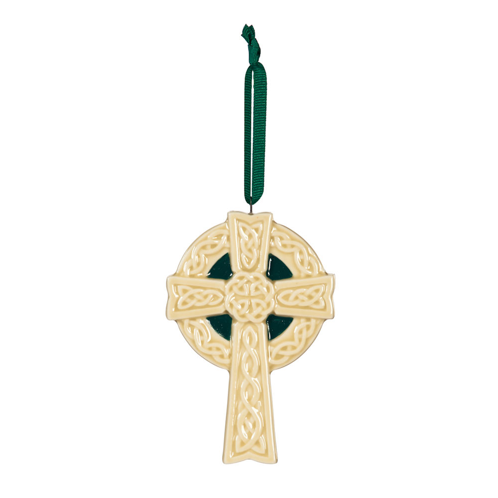 Evergreen Embossed Celtic Memories Celtic Cross Ornament