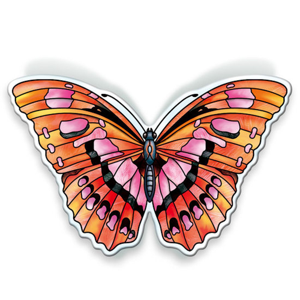 Amia Garden Jewels Ruby Butterfly Magnet