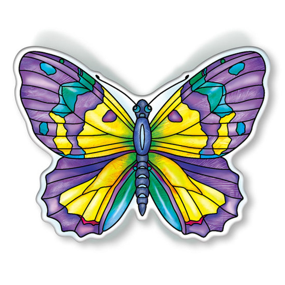 Amia Garden Jewels Opal Butterfuly Magnet