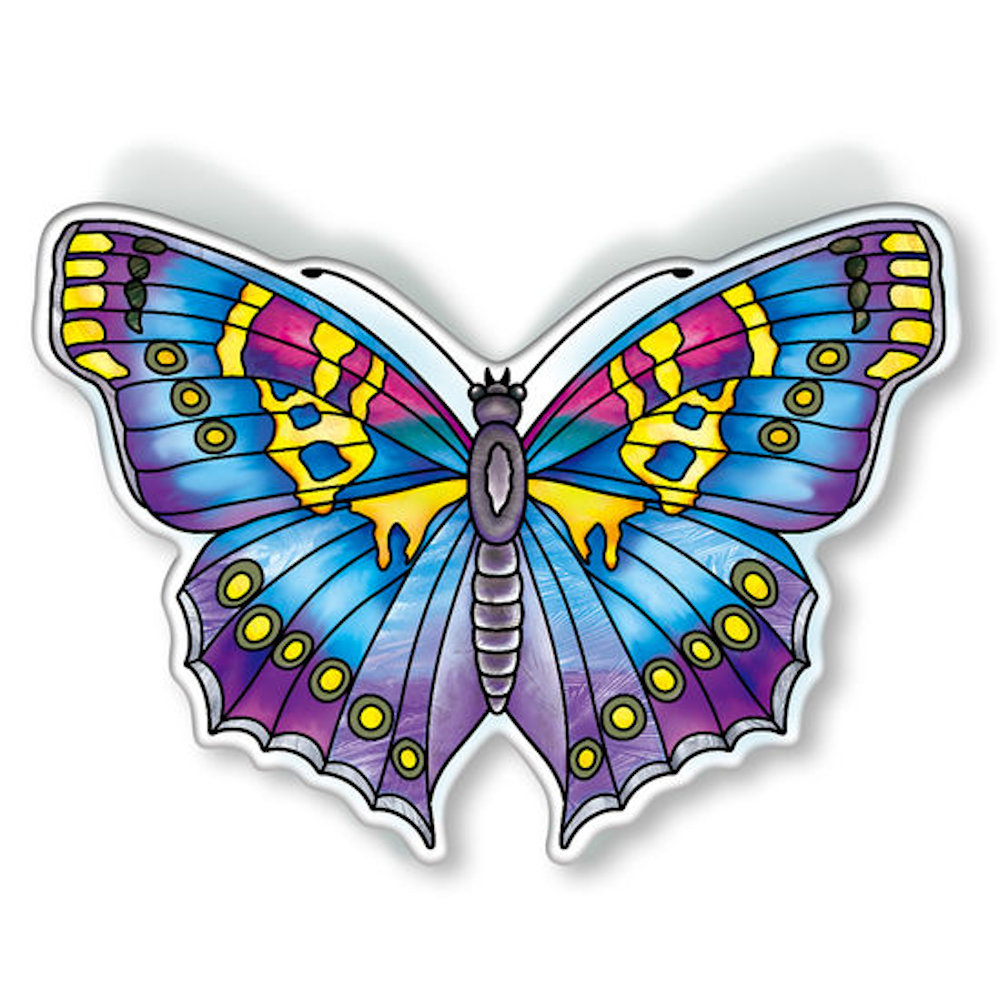 Amia Garden Jewels Sapphire Butterfly Magnet