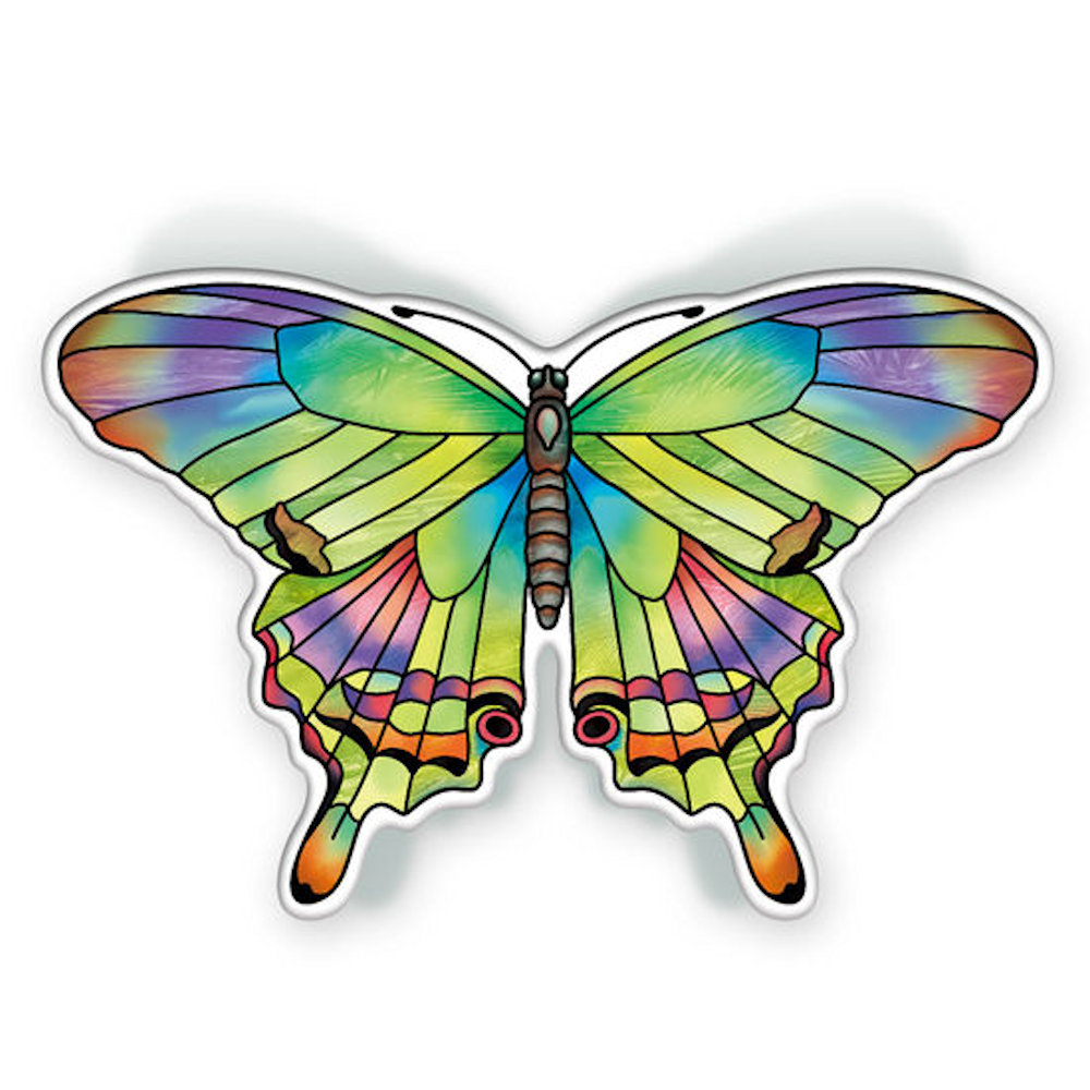 Amia Garden Jewels Peridot Butterfly Magnet