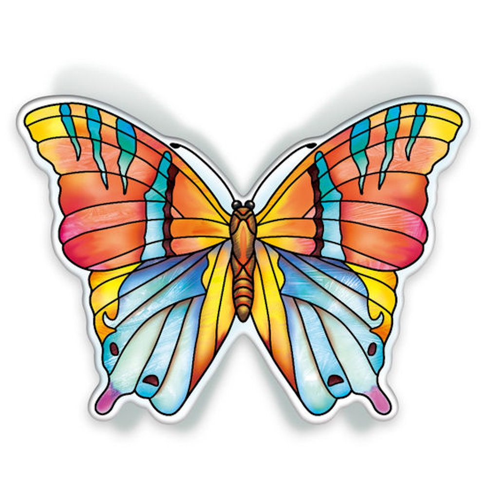 Amia Garden Jewels Topaz Butterfly Magnet