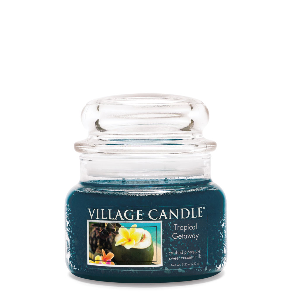 Village Candle Tropical Getaway - Small Apothecary Candle