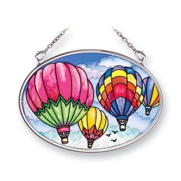 Amia Up and Away Small Oval Suncatcher