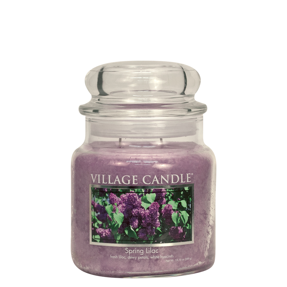 Village Candle Spring Lilac - Medium Apothecary Candle