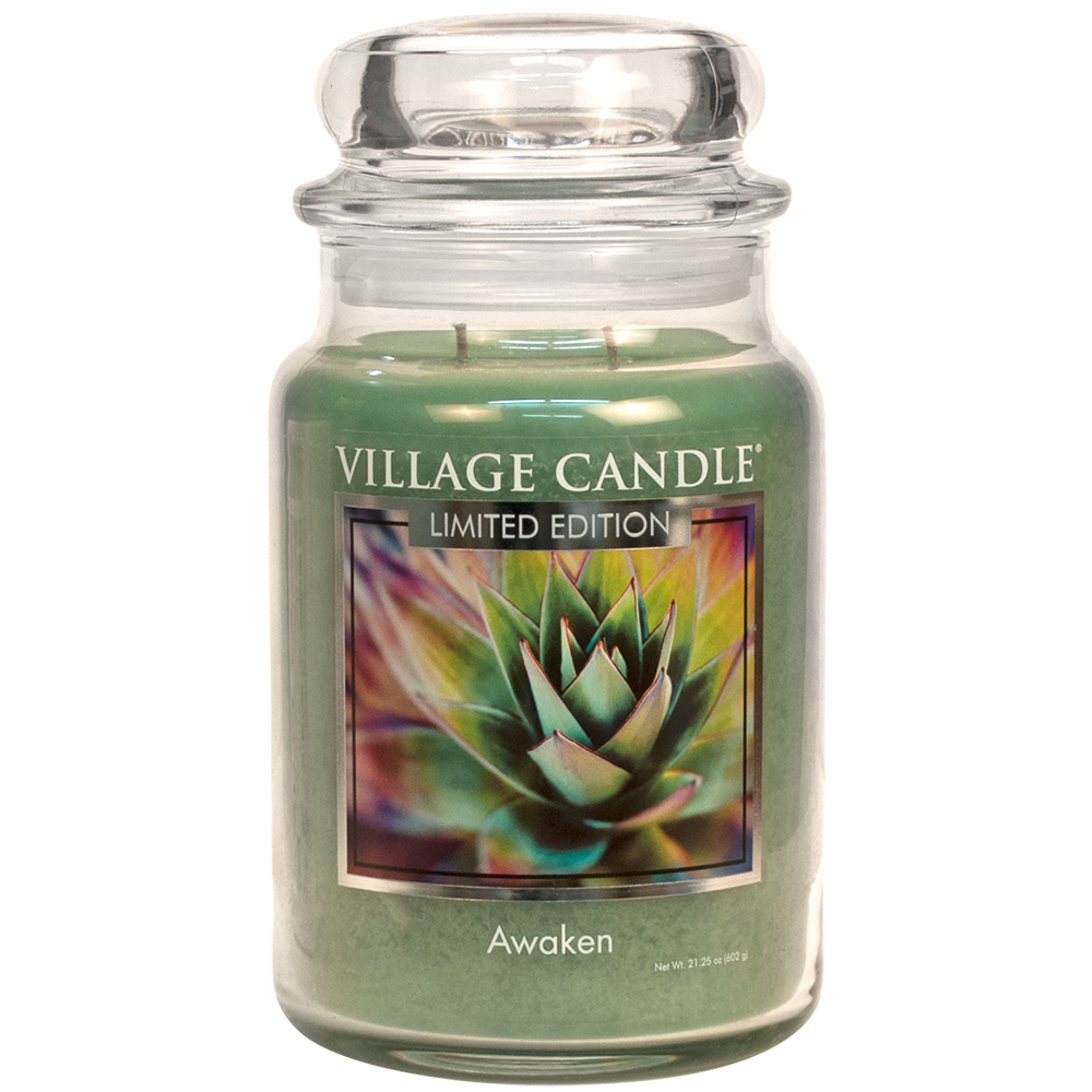 Village Candle Spa Collection Awaken - Large Apothecary Candle