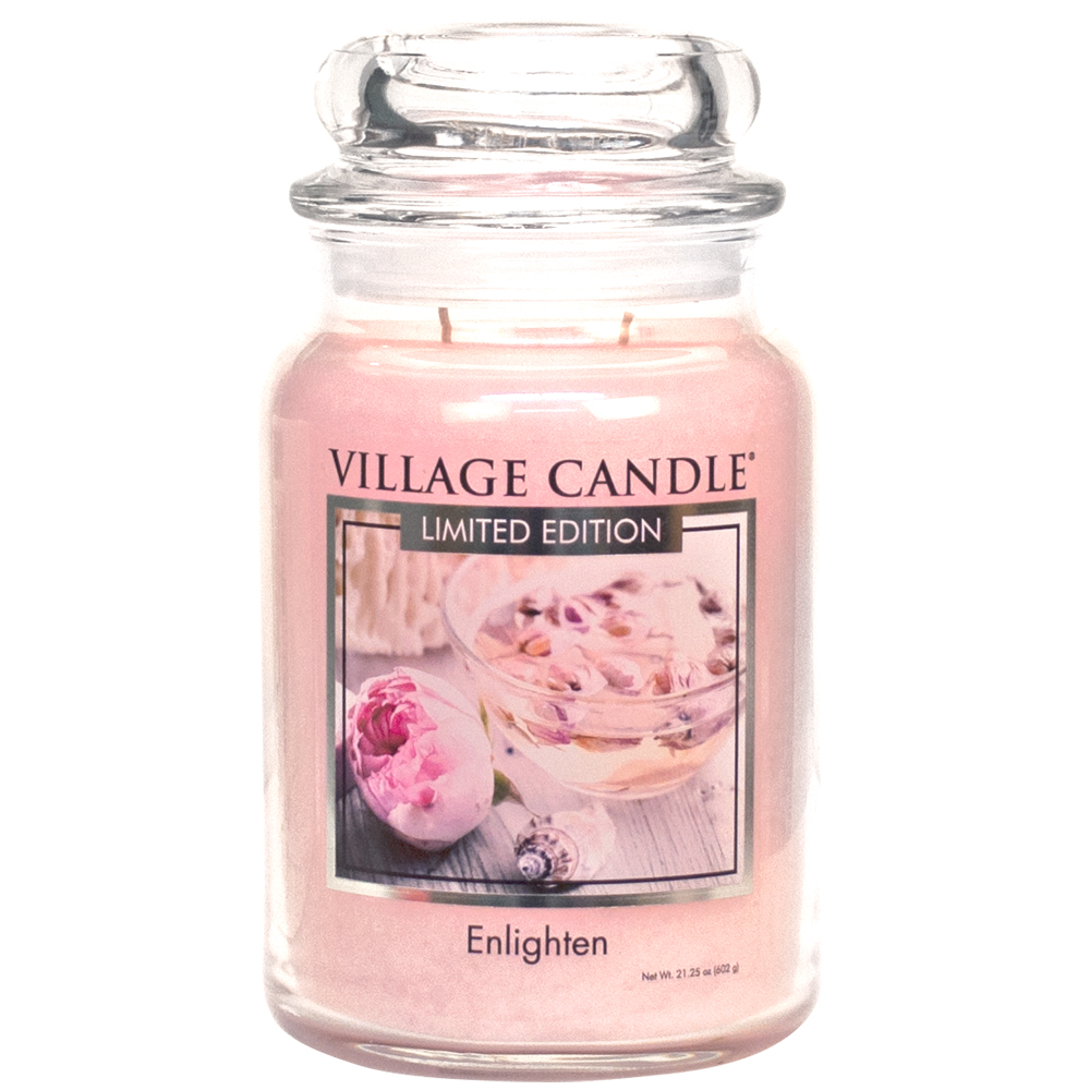 Village Candle Spa Collection Enlighten - Large Apothecary Candle