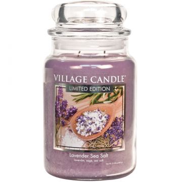 Village Candle Spa Collection Lavender Sea Salt - Large Candle