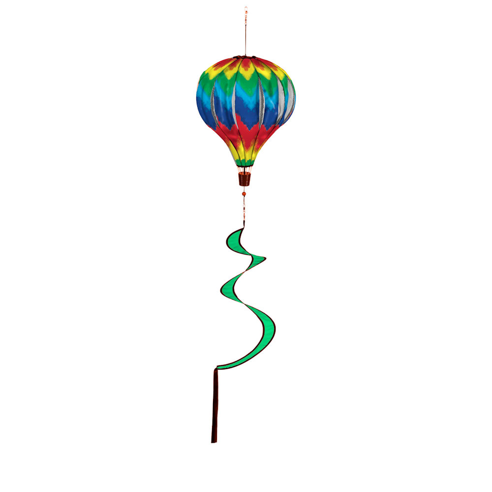 Evergreen Tie-Dye Chevron Balloon Spinner
