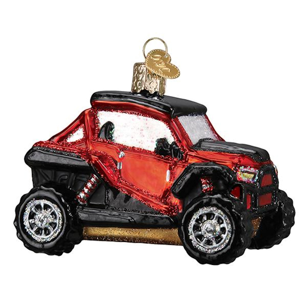 Old World Christmas Side By Side ATV Ornament