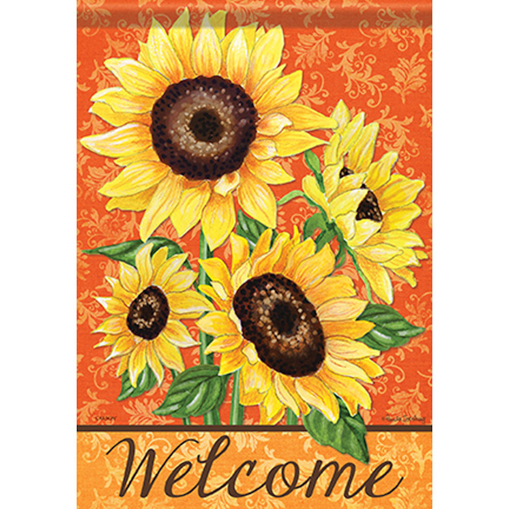 Carson Home Accents Bold Sunflowers Garden Flag