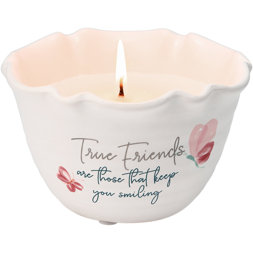 Pavilion Gift True Friends 9 oz 100% Soy Wax Candle Tranquility Scent