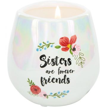 Pavilion Gift Sisters are Forever Friends 8 oz 100% Soy Wax Candle