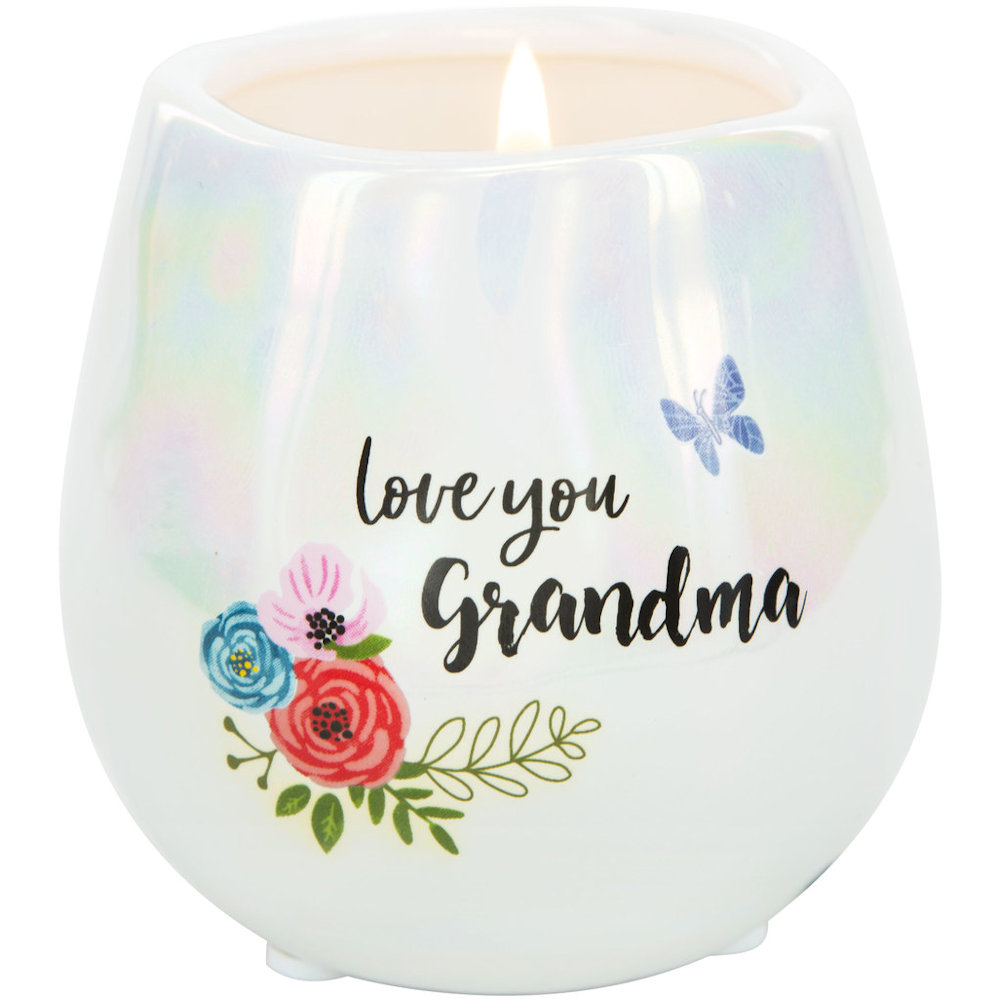 Pavilion Gift Love You Grandma 8 oz 100% Soy Wax Candle Serenity Scent