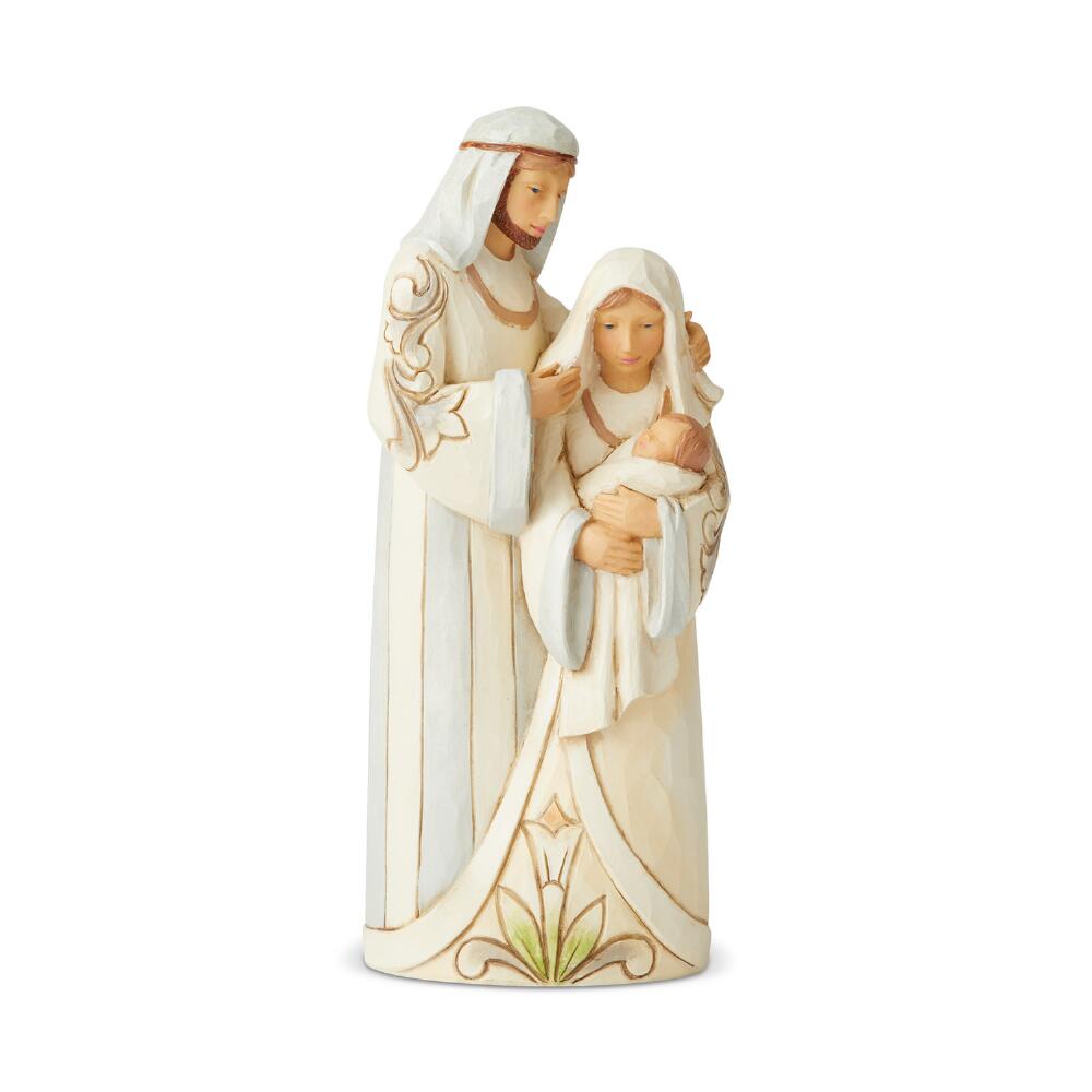 Heartwood Creek White Woodland Holy Family Figurine