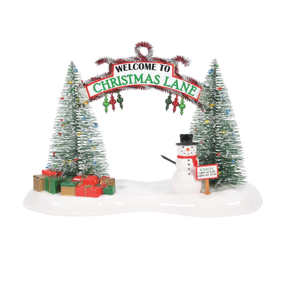 Department 56 Original Snow Village A Festive Christmas Gate Accessory