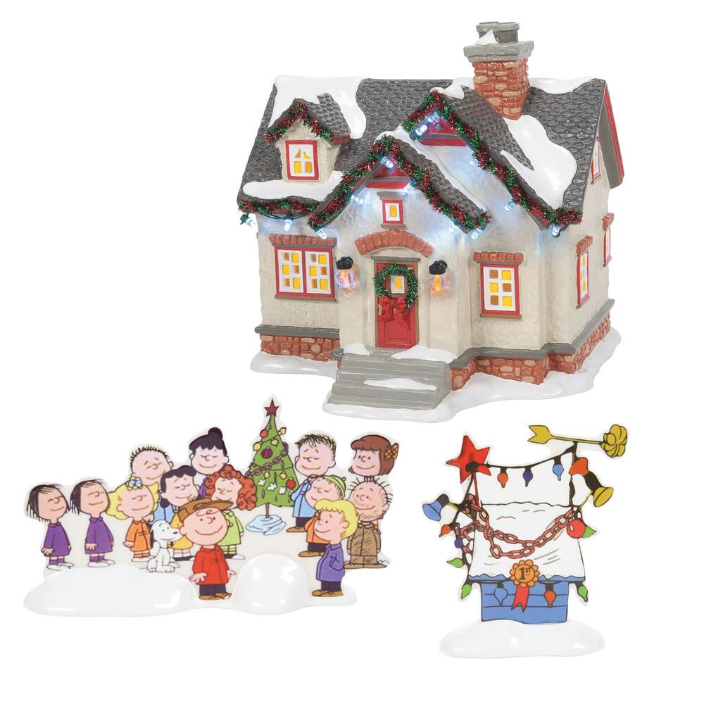Department 56 Original Snow Village The Peanuts House Lighted Building