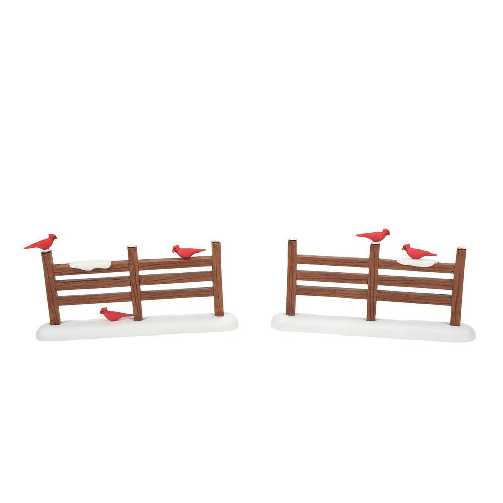 Department 56 Cross Product Accessories Cardinal Christmas Fence