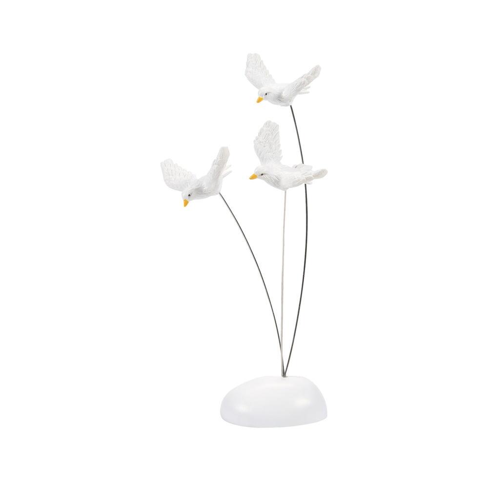 Department 56 Cross Product Accessories White Christmas Doves