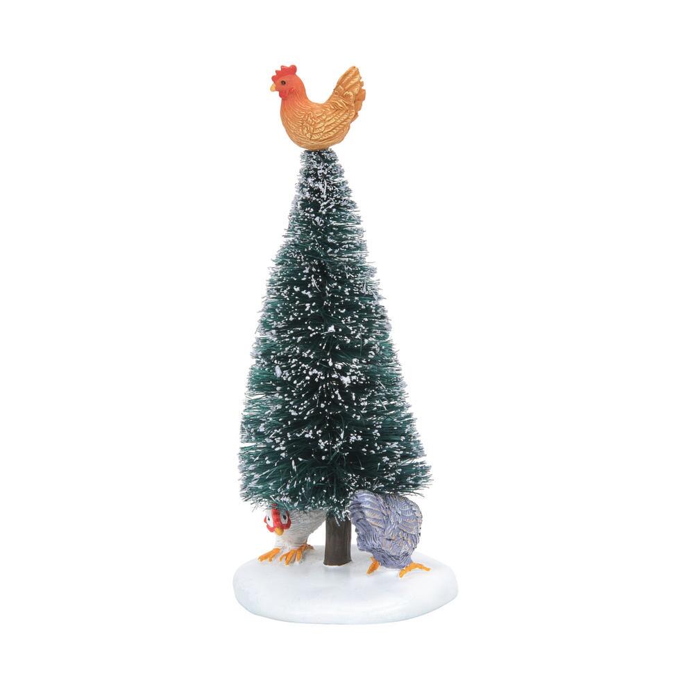 Department 56 Cross Product Accessories Three French Hens Tree