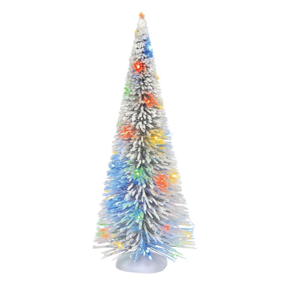 Department 56 Cross Product Accessories LIT Frosted White Sisal Tree