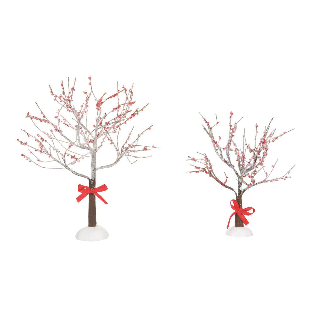 Department 56 Cross Product Accessories Crabapple Tree With Ribbon