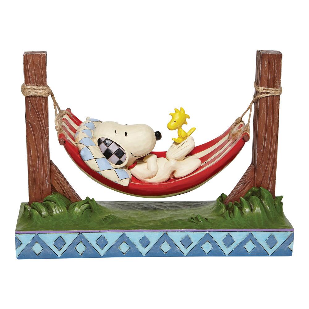 Heartwood Creek Just Hanging Around - Snoopy and Woodstock in Hammock