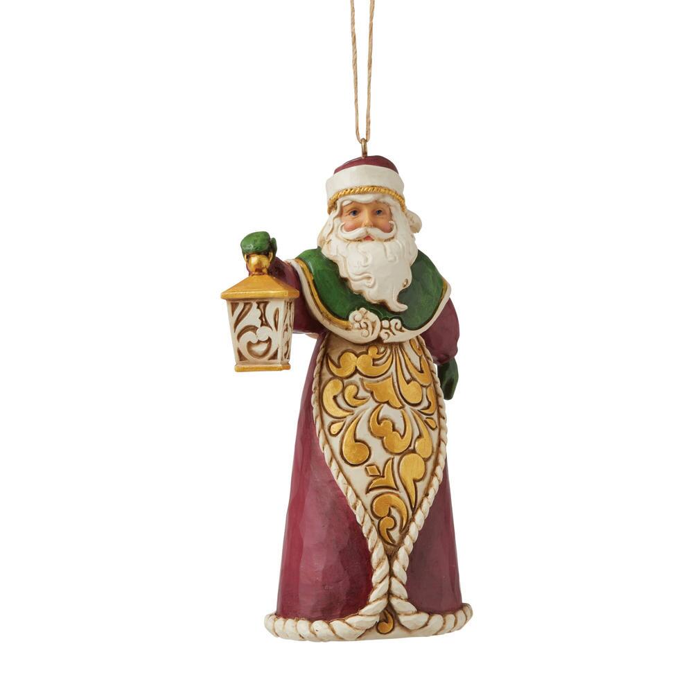 Heartwood Creek Santa With Lantern Ornament