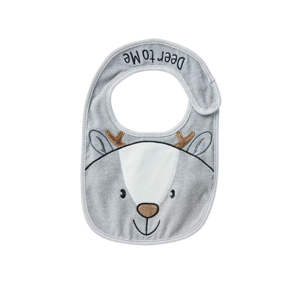 New Baby by Izzy and Oliver Reindeer Bib