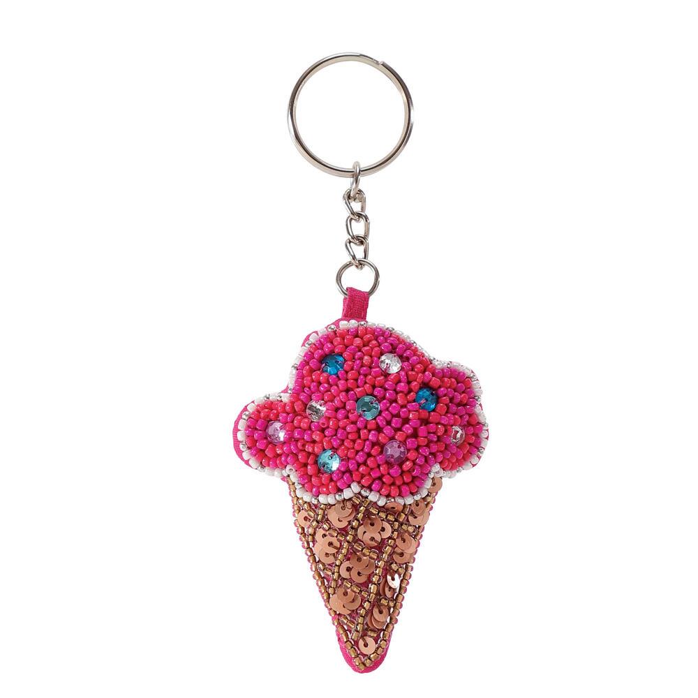 Quotes by Izzy and Oliver Ice Cream Cone Key Chain