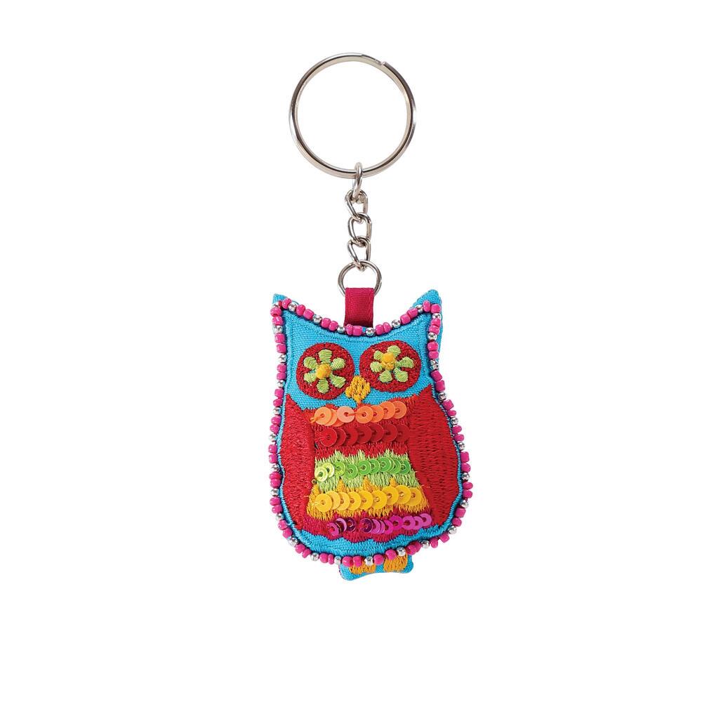 Quotes by Izzy and Oliver Owl Key Chain