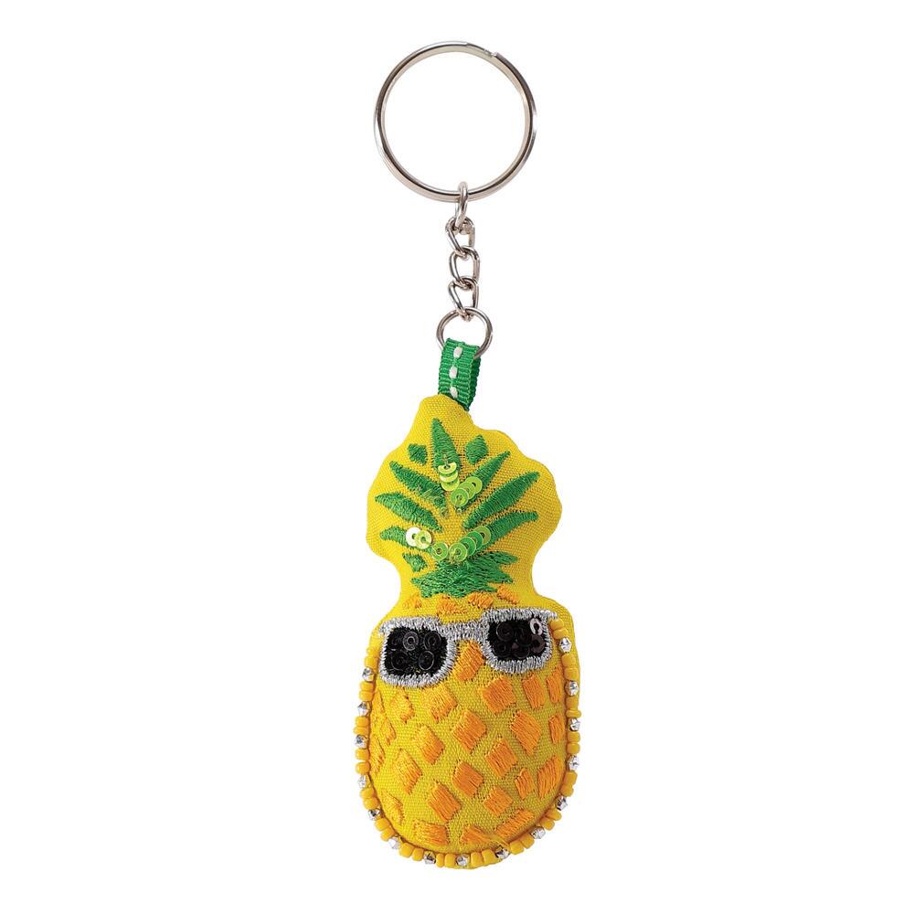 Quotes by Izzy and Oliver Pineapple Key Chain