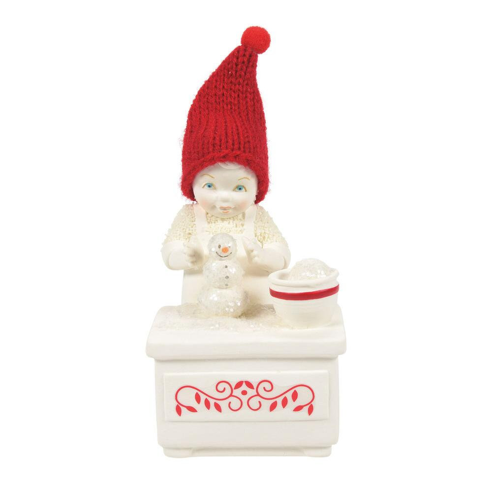 Snowbabies Classic Collection Making A Doughman Figurine