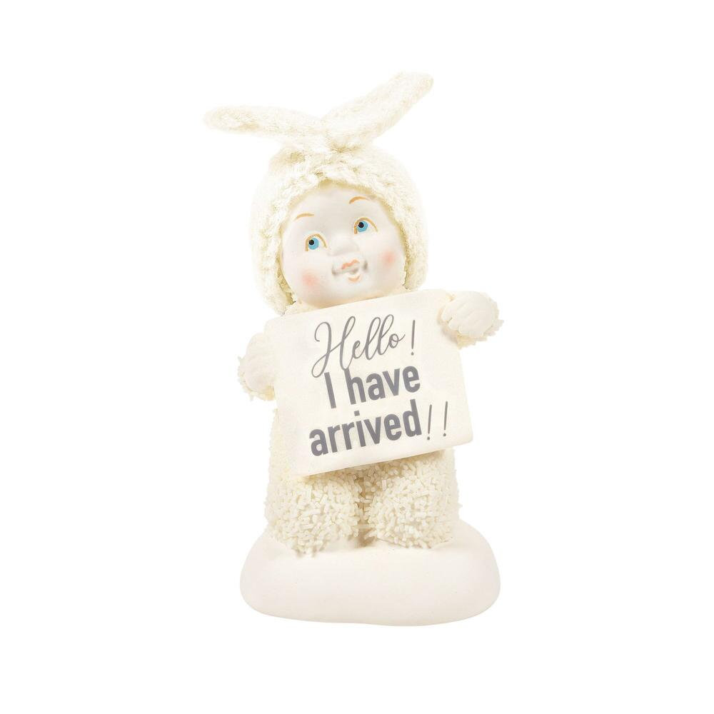Snowbabies Kindness Collection Birth Announcement Figurine
