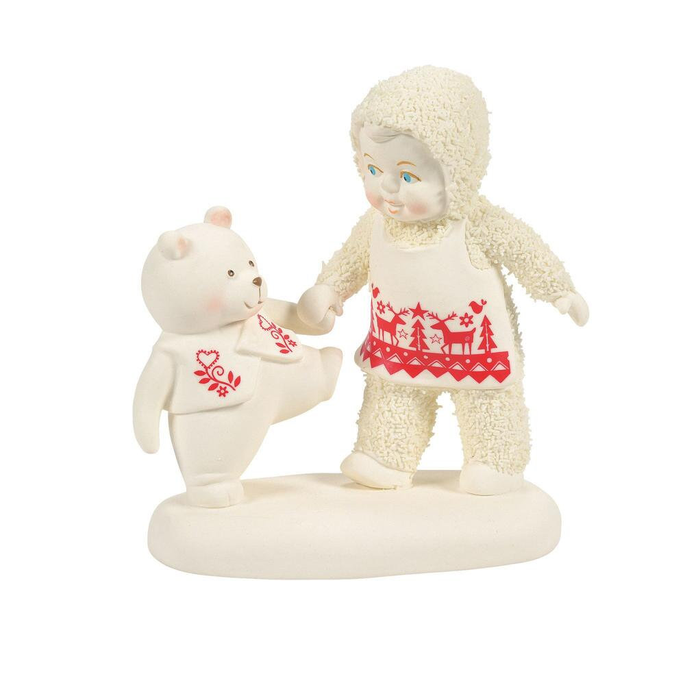 Snowbabies Classic Collection Strolling Hand-In-Hand Figurine