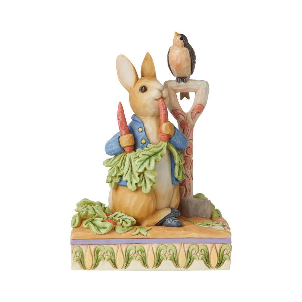 Heartwood Creek Beatrix Potter Peter Rabbit In Garden Figurine