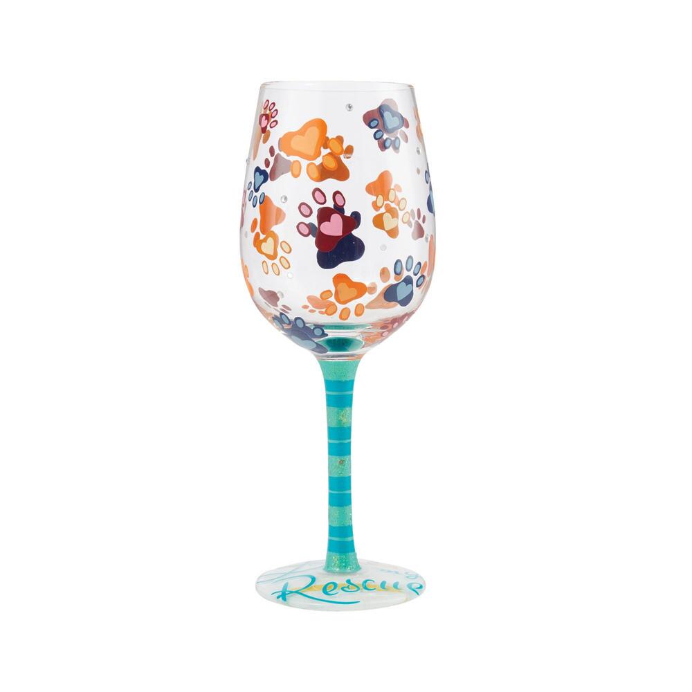 Lolita Love My Rescue Wine Glass