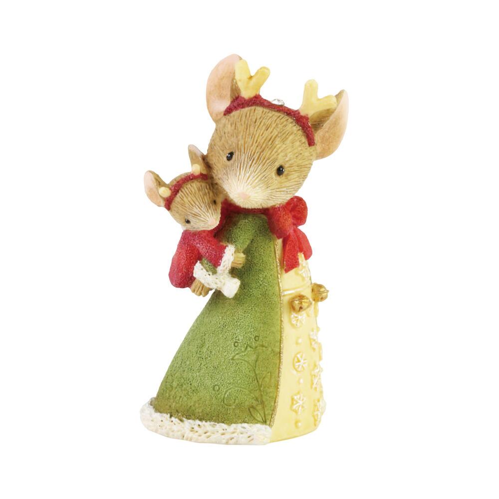 Tails with Heart Christmas Reindeer Love Mouse Figurine