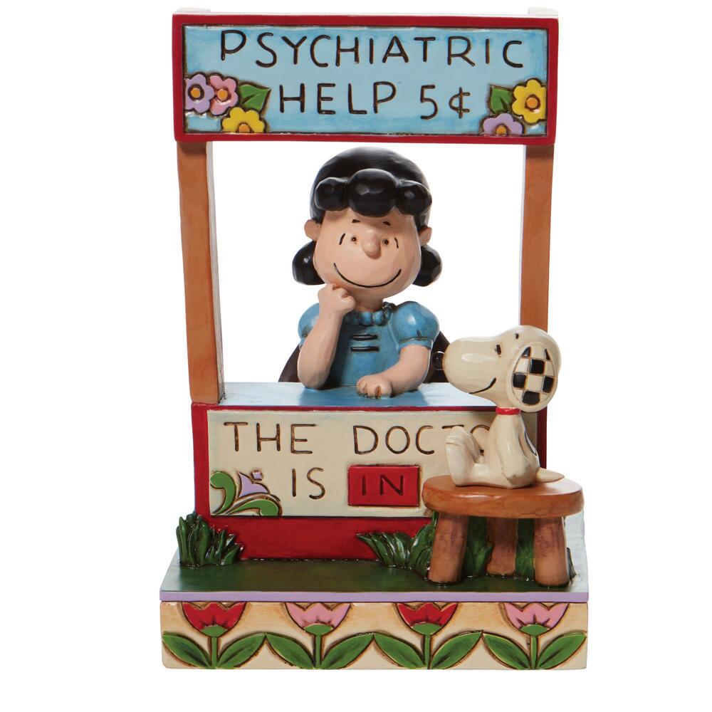 Heartwood Creek Peanuts Lucy Psychiatric Booth Chaser Figurine