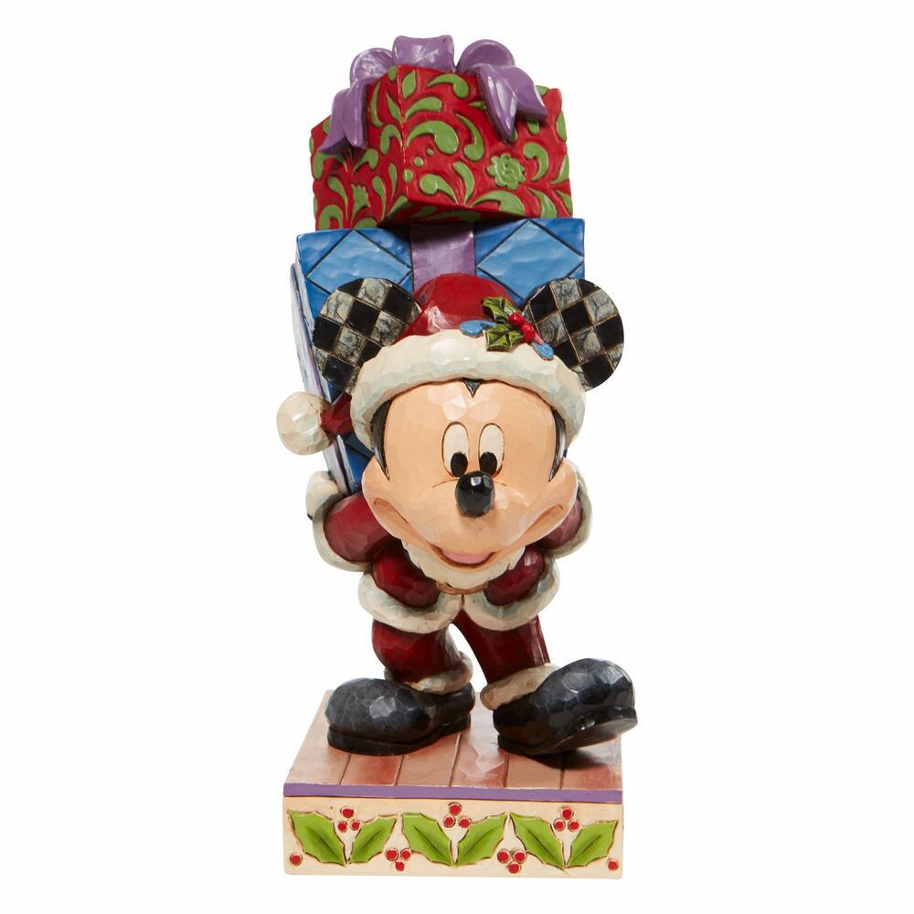 Heartwood Creek Disney Traditions Mickey with Presents Figurine