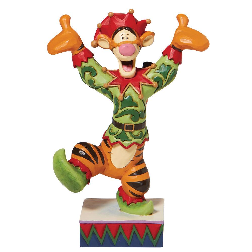 Heartwood Creek Disney Traditions Tigger Elf Personality Pose Figurine
