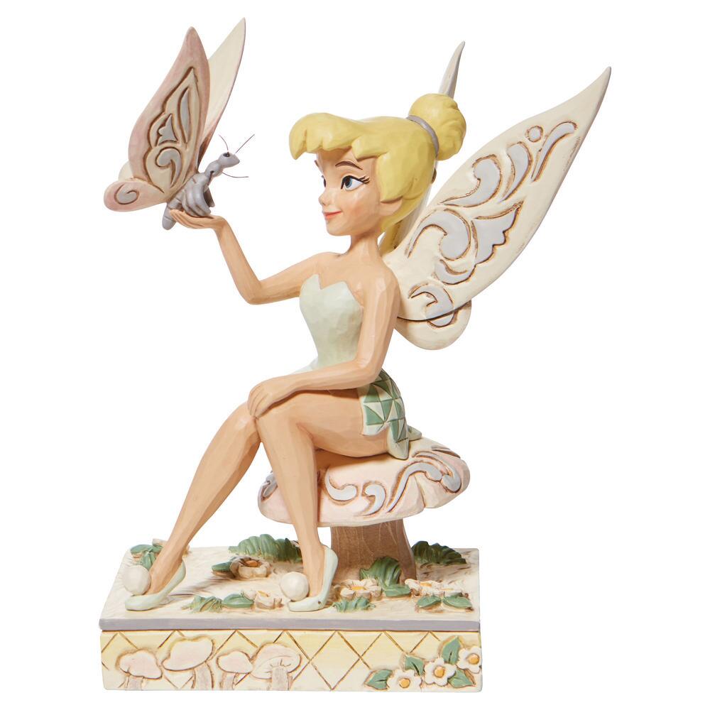 Heartwood Creek Disney Traditions Tinkerbell White Woodland Figurine