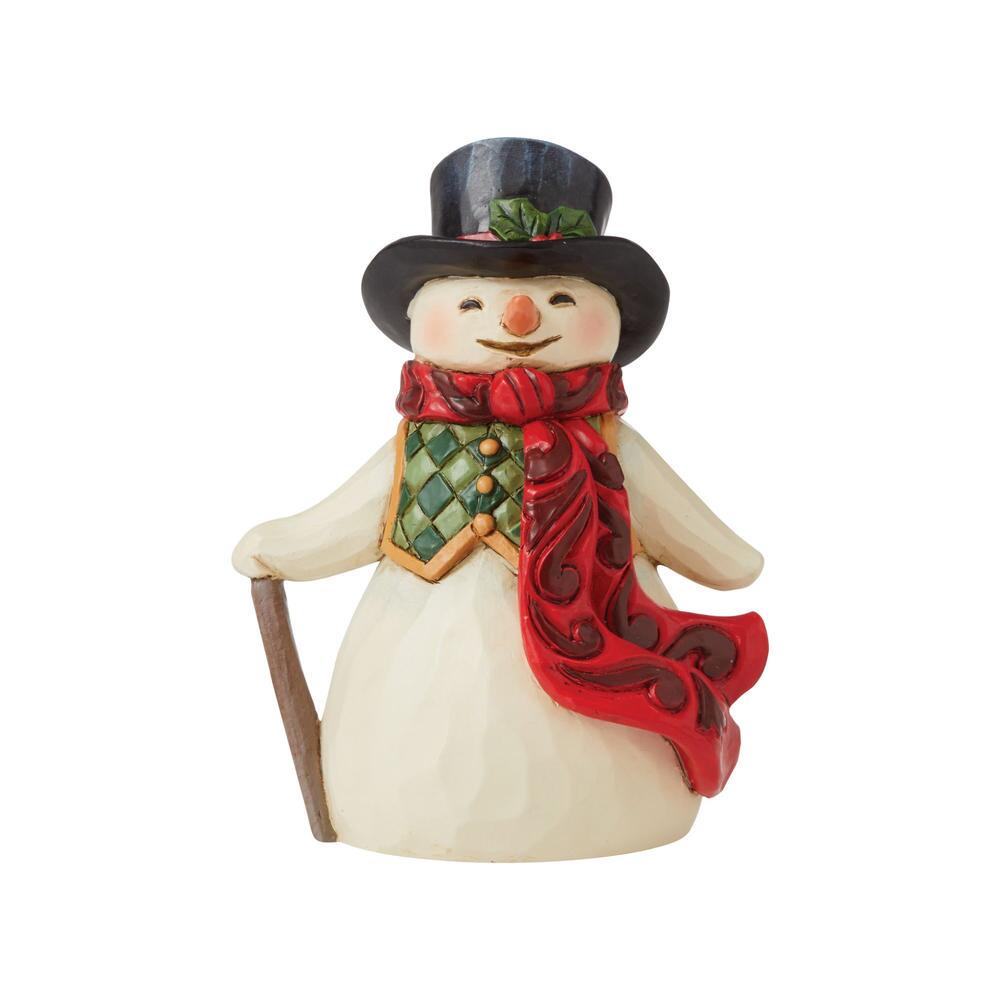 Heartwood Creek Snowman with Long Scarf Mini Figurine