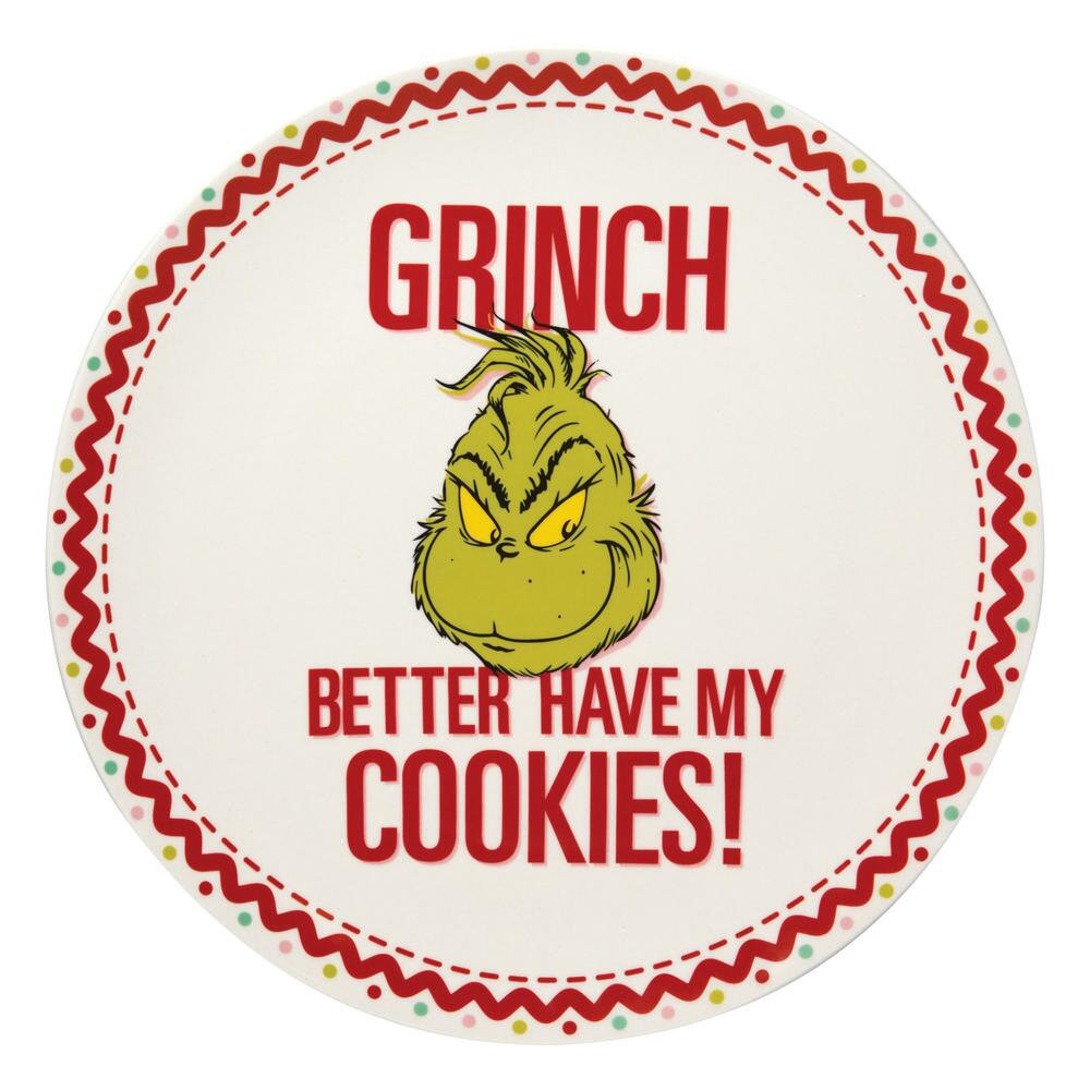 Department 56 Dr Seuss Grinch Cookie Platter