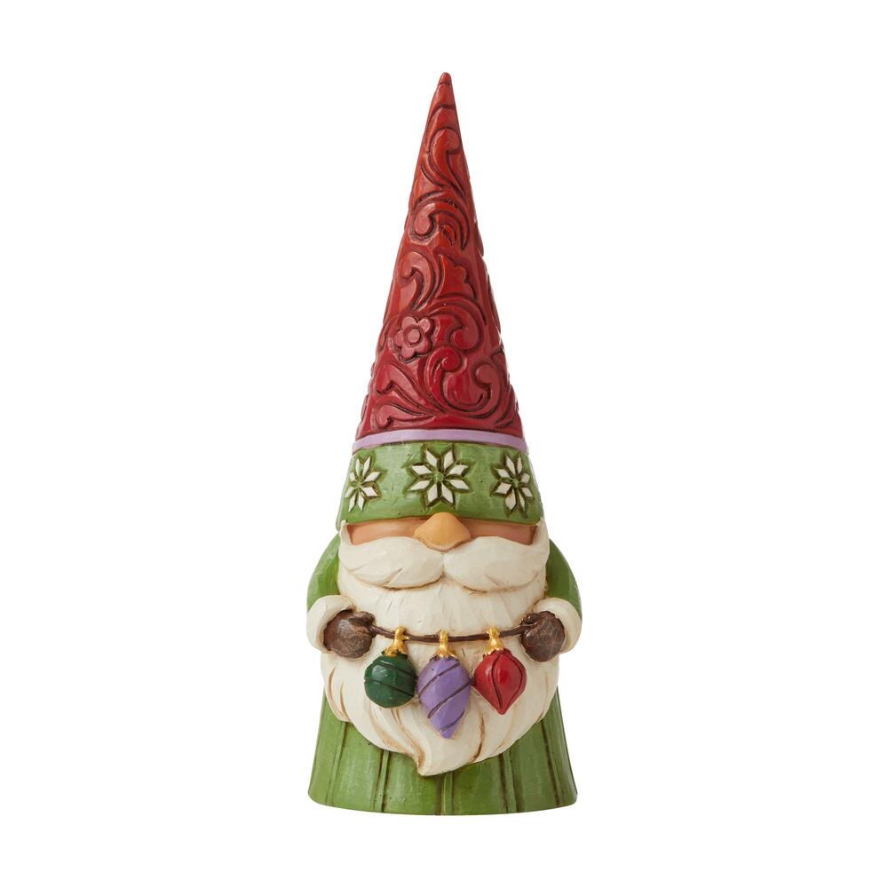Jim Shore Heartwood Creek Christmas Gnome with Ornaments Figurine