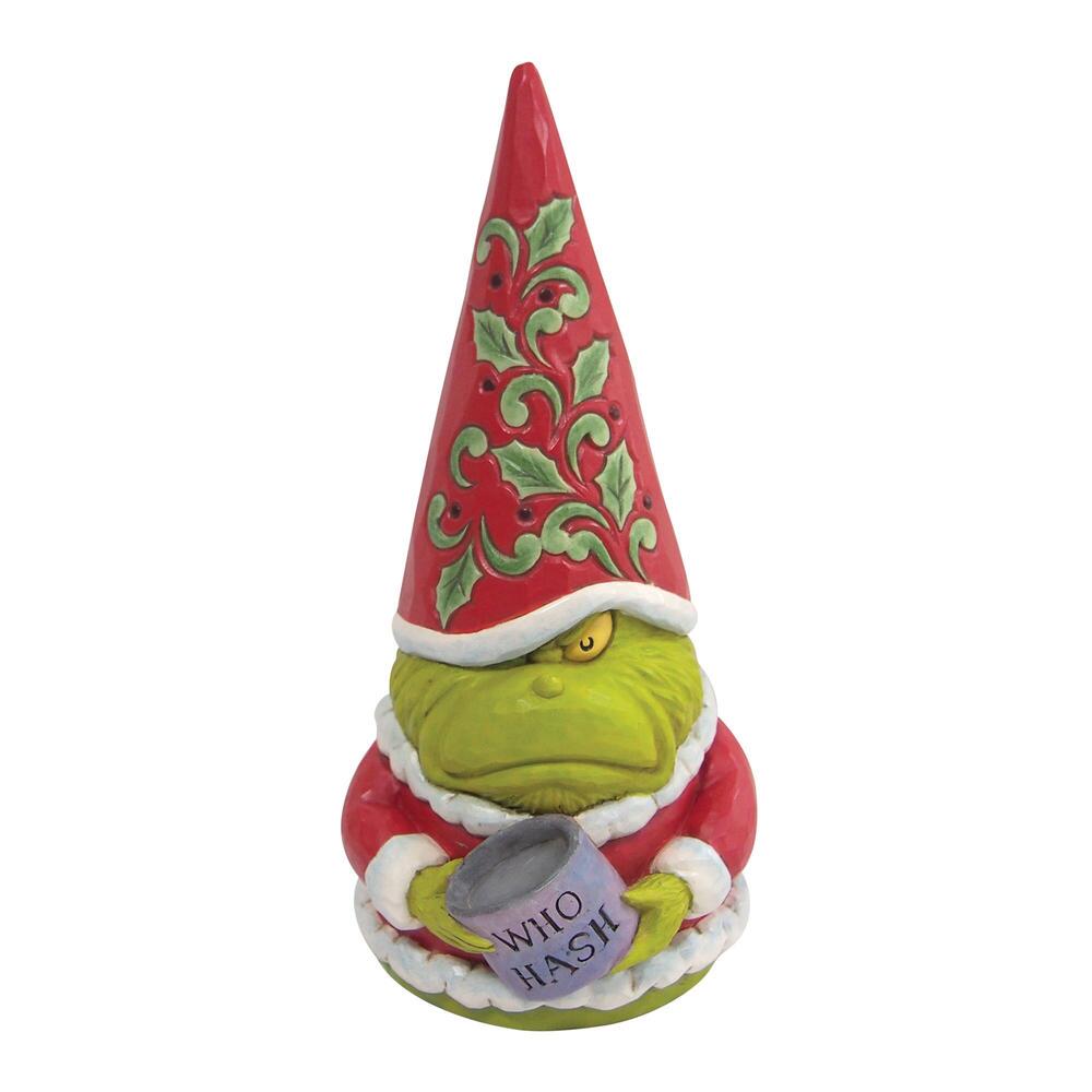 Heartwood Creek Dr Seuss Grinch Gnome with Who Hash Figurine