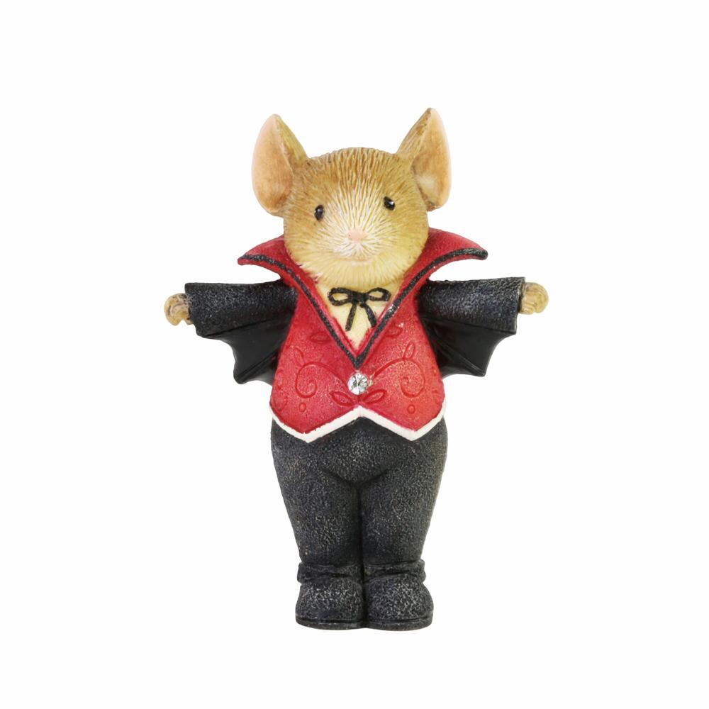 Tails with Heart Halloween Vampire Mouse Figurine