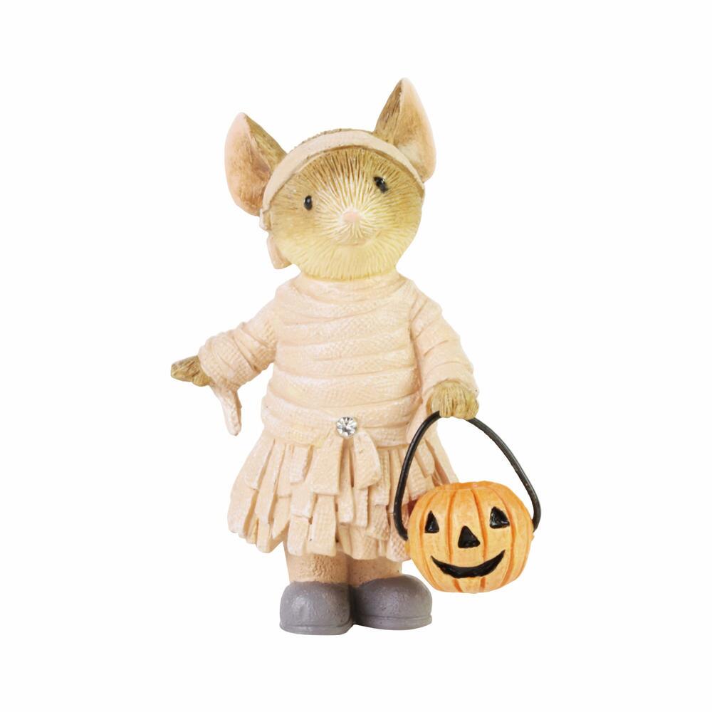 Tails with Heart Halloween Mummy Mouse Figurine