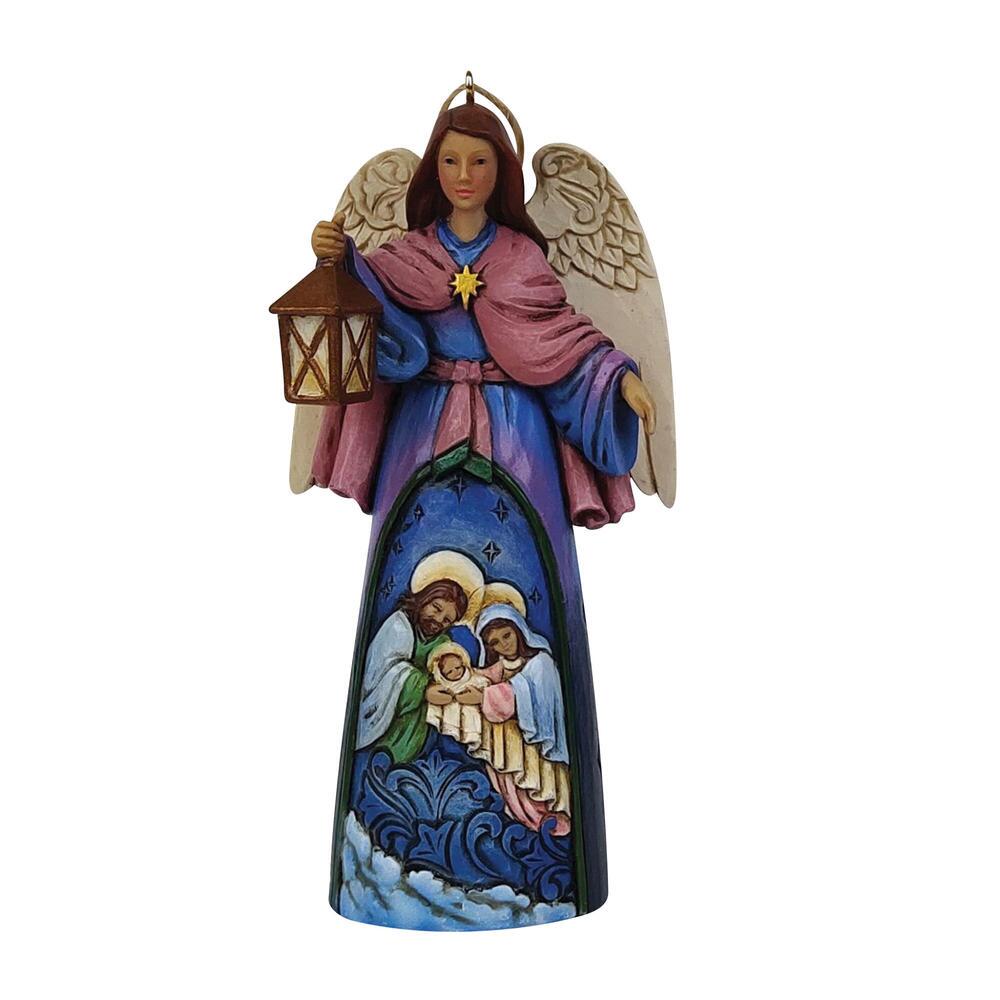 Heartwood Creek Nativity Angel with Lantern Ornament