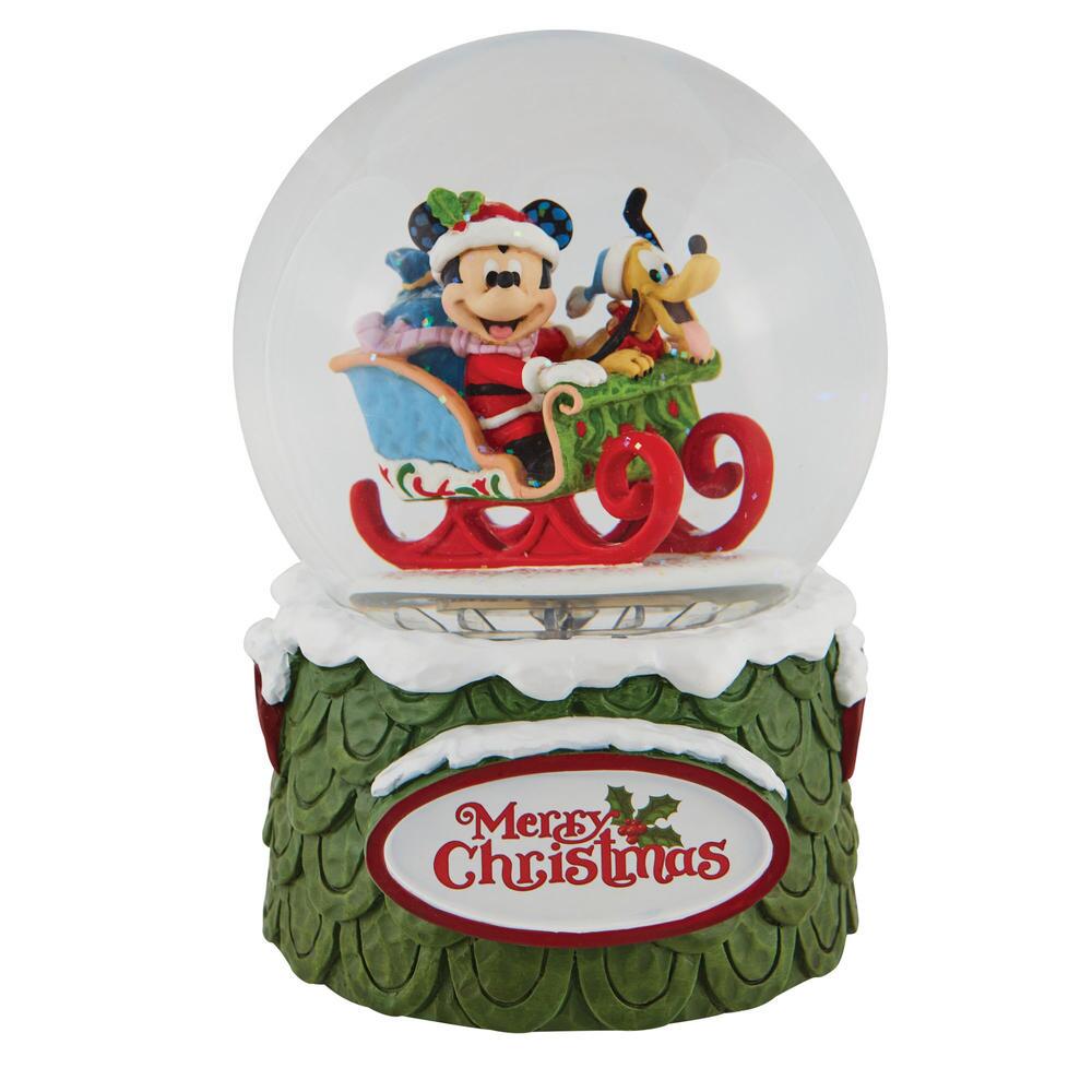Heartwood Creek Disney Traditions Mickey and Pluto 120mm Waterball